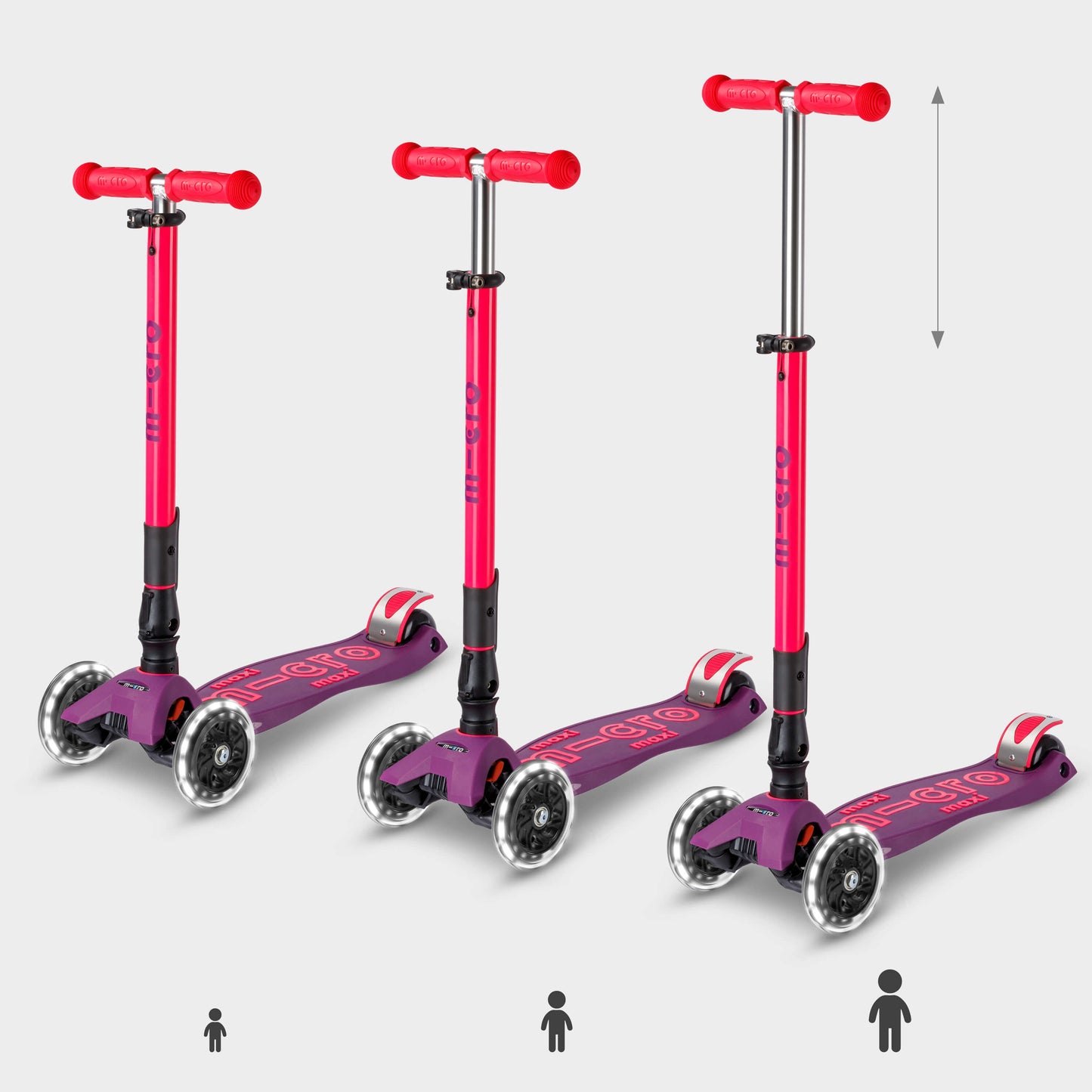 Maxi Micro Foldable LED: Pink/Purple
