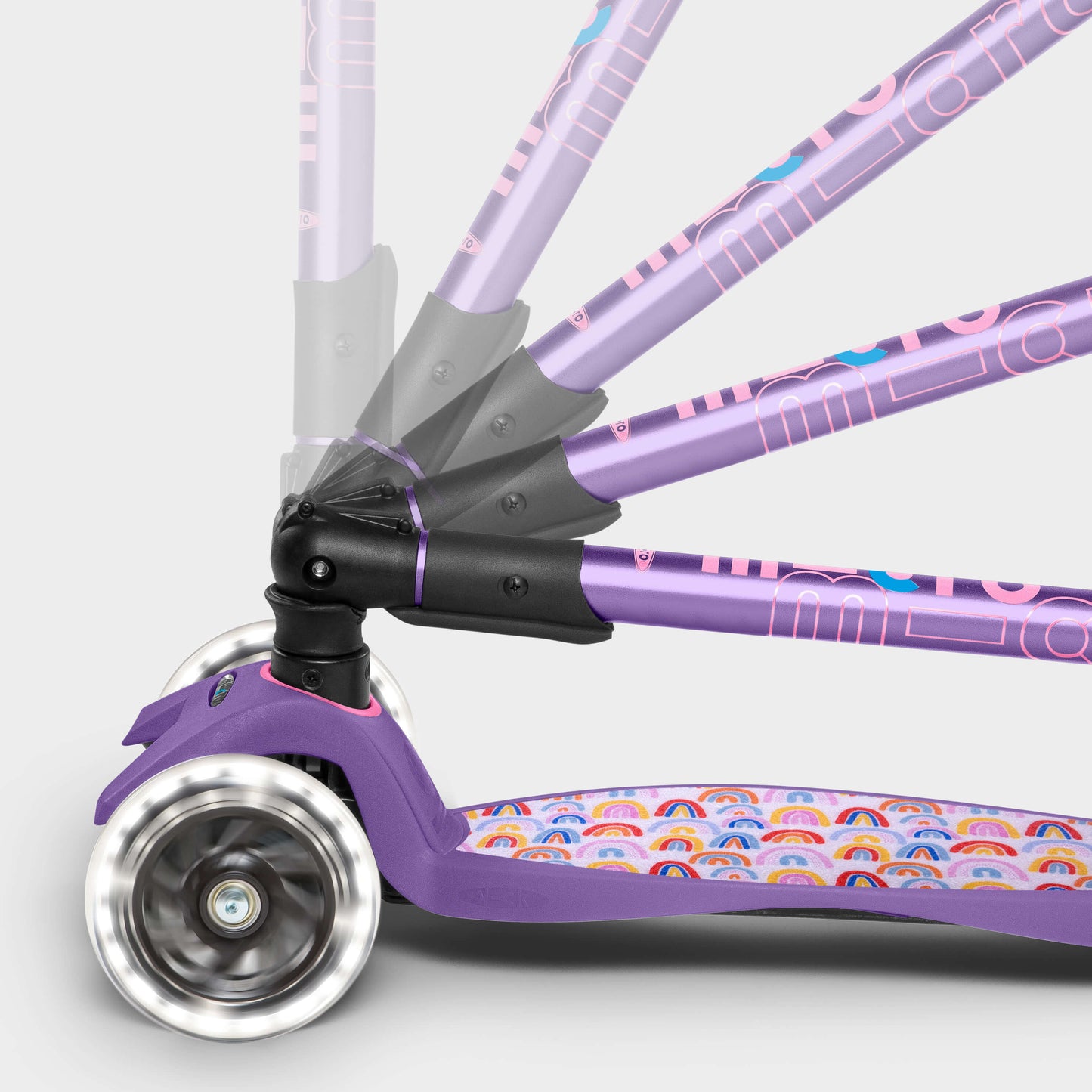 Maxi Micro Foldable LED Limited Edition: Purple Rainbow Print