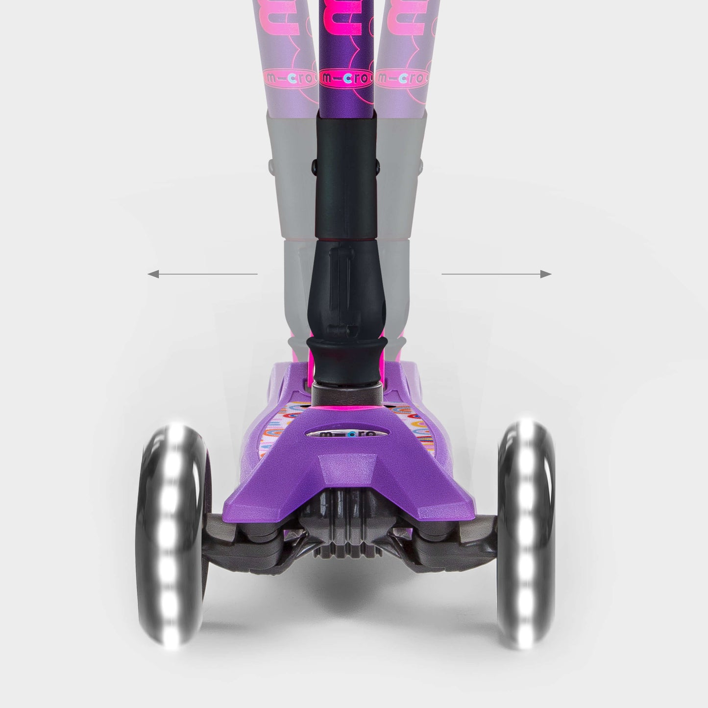 Maxi Micro Foldable LED Limited Edition: Purple Rainbow Print
