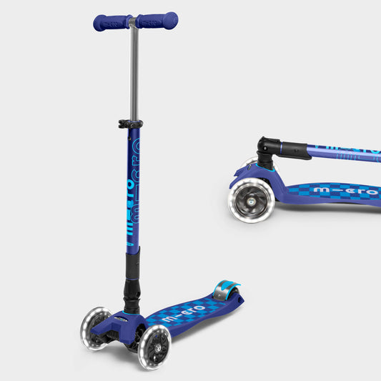 Maxi Micro Foldable LED Limited Edition: Navy Checker