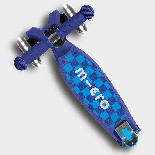 Maxi Micro Foldable LED Limited Edition: Navy Checkerboard