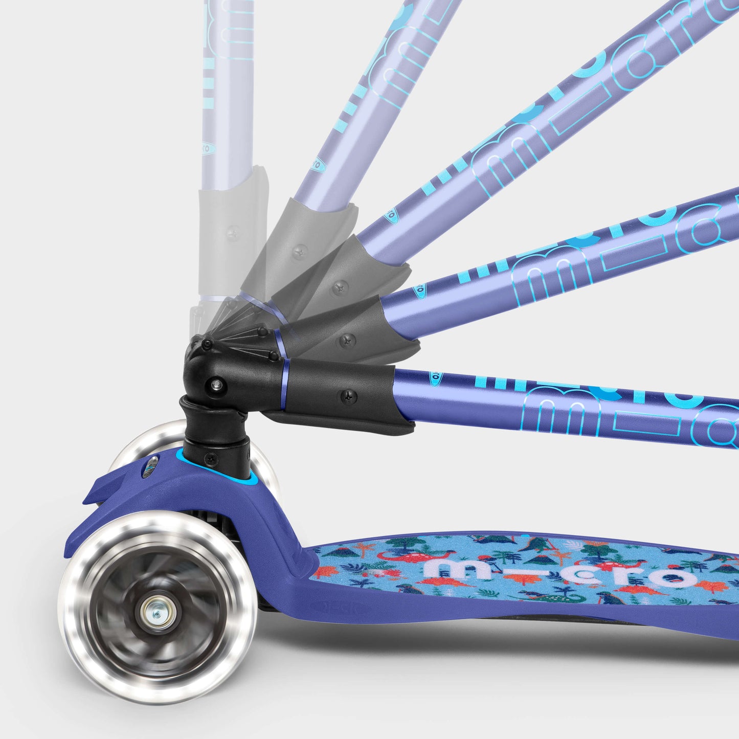 Maxi Micro Foldable LED Limited Edition: Navy Dino