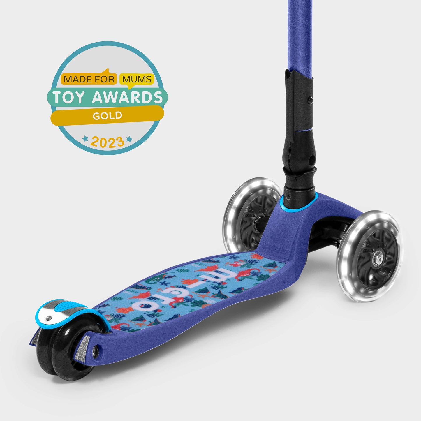 Maxi Micro Foldable LED Limited Edition: Navy Dino