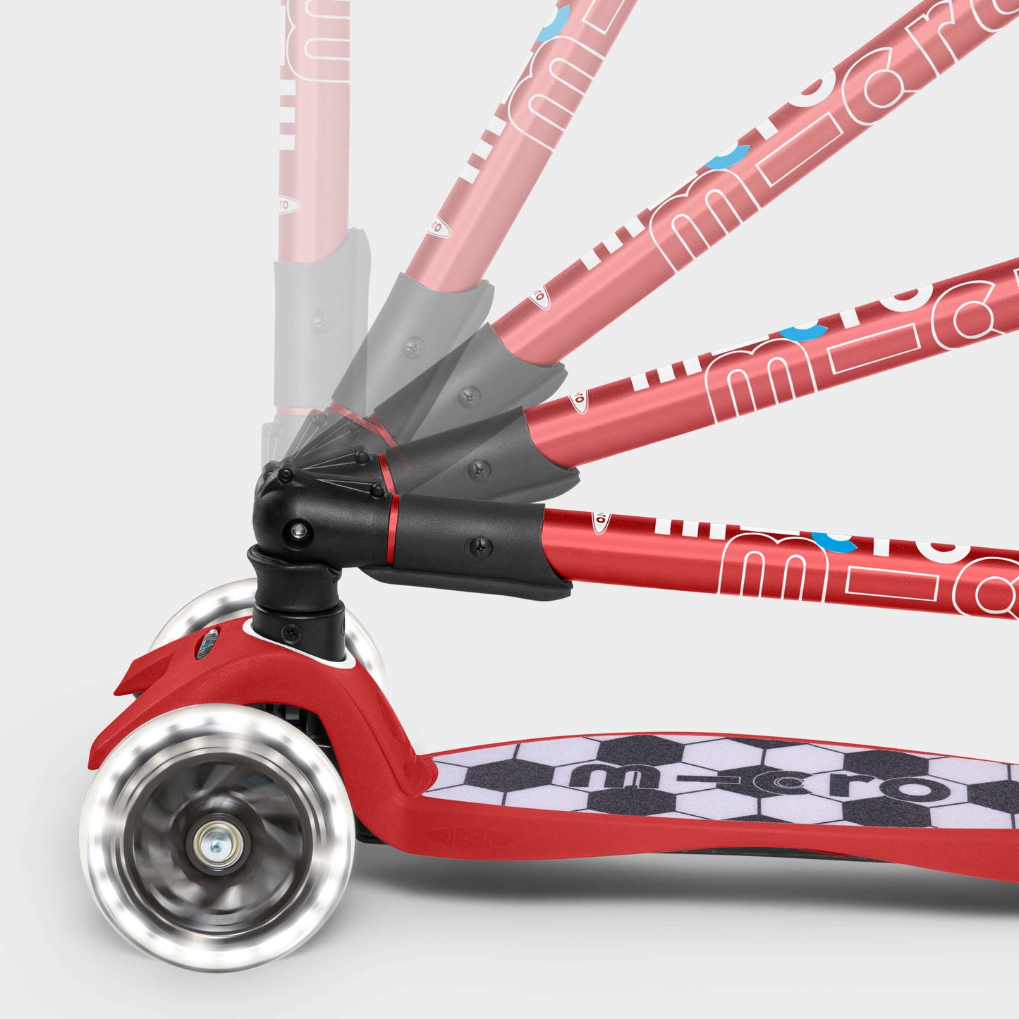 Maxi Micro Foldable LED Limited Edition: Red Football