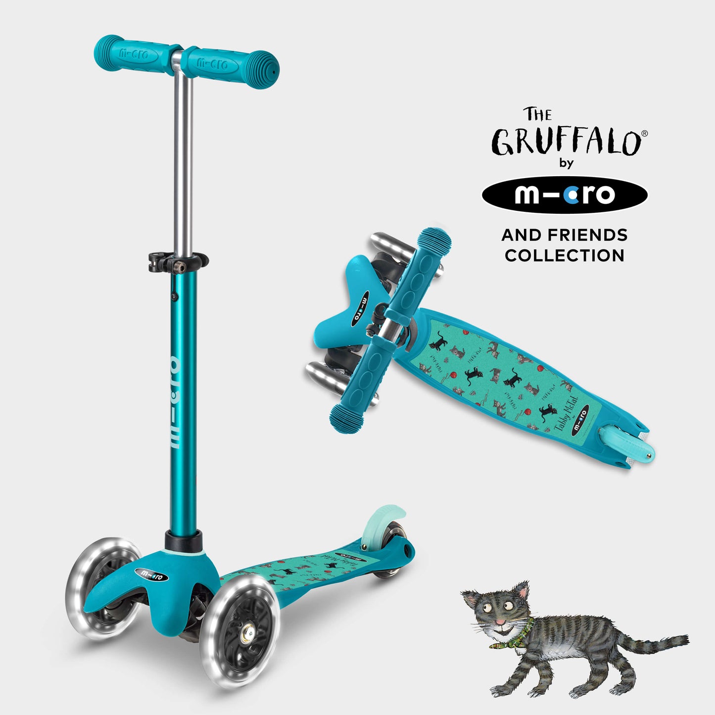 Mini Micro Deluxe LED Gruffalo and Friends Design: Aqua