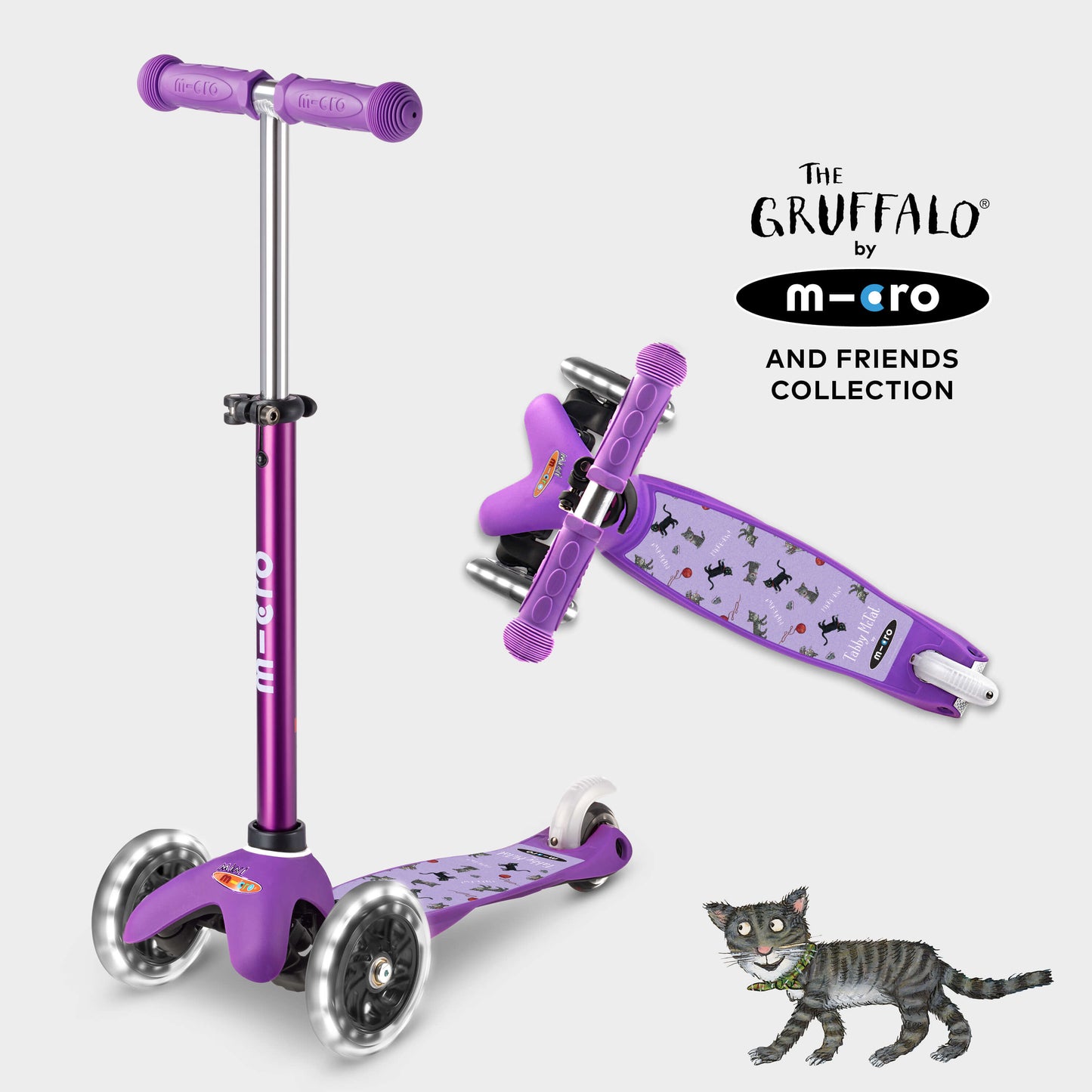 Mini Micro Deluxe LED Gruffalo and Friends Design: Purple