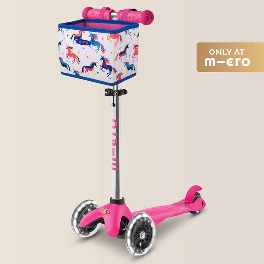 Mini Classic Plus LED Basket Set: Pink