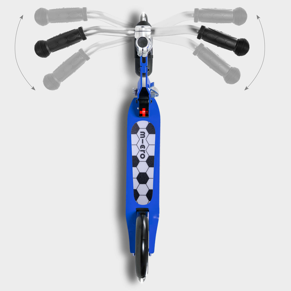 Micro Cruiser LED Signature Print: Blue Football