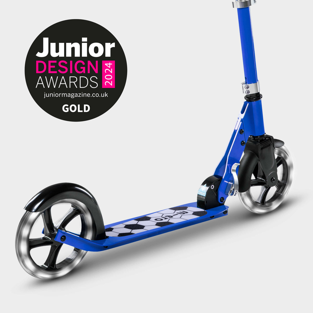 Micro Cruiser LED Signature Print: Blue Football