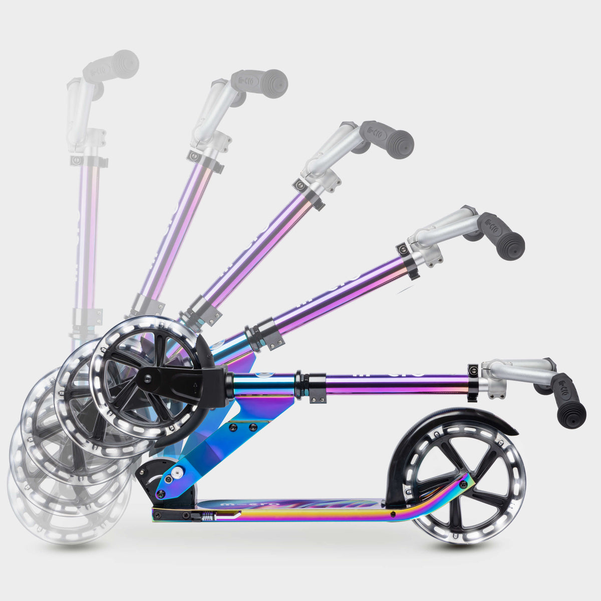 Micro Cruiser LED Signature Print: Neochrome Metallic Feather