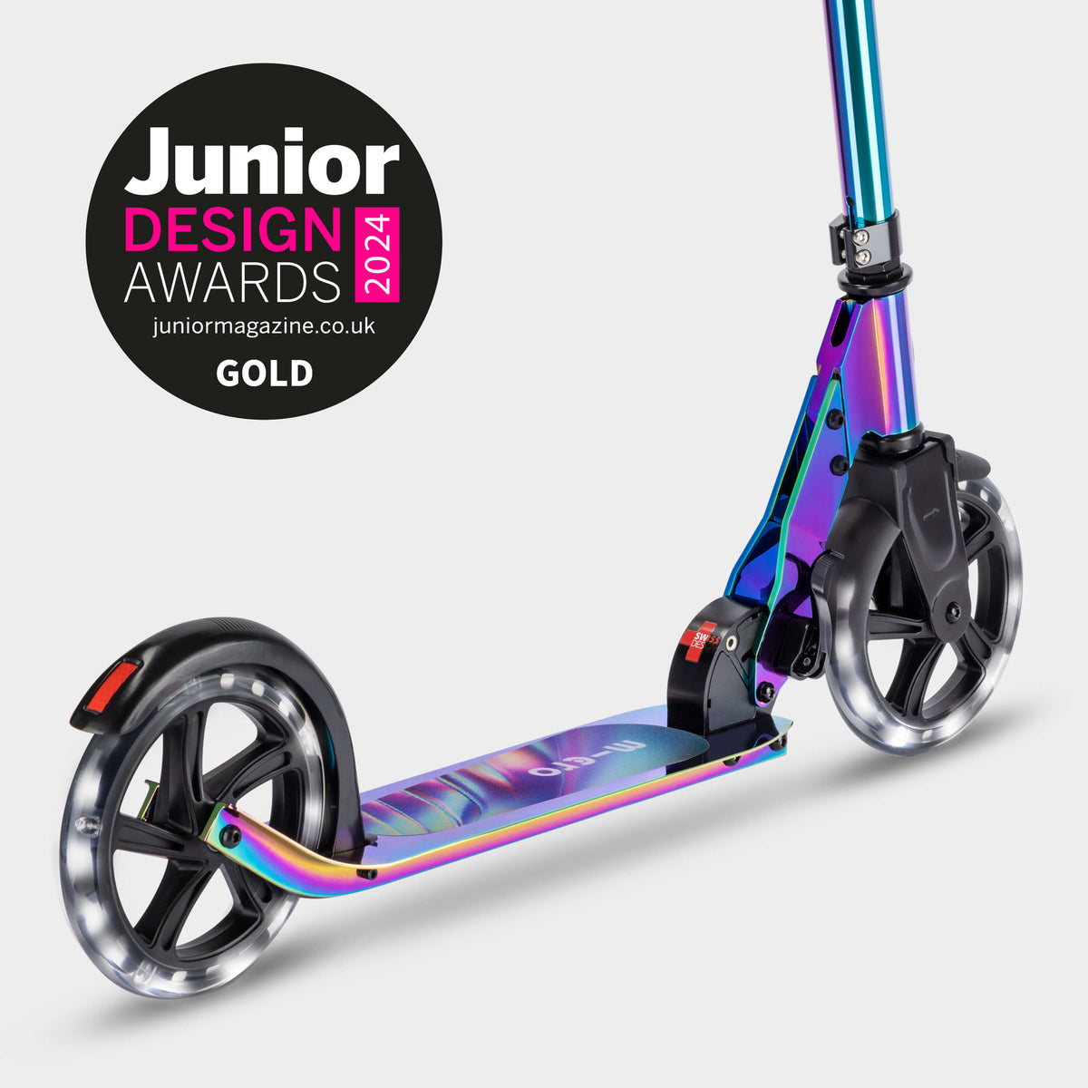 Micro Cruiser LED Signature Print: Neochrome Metallic Feather