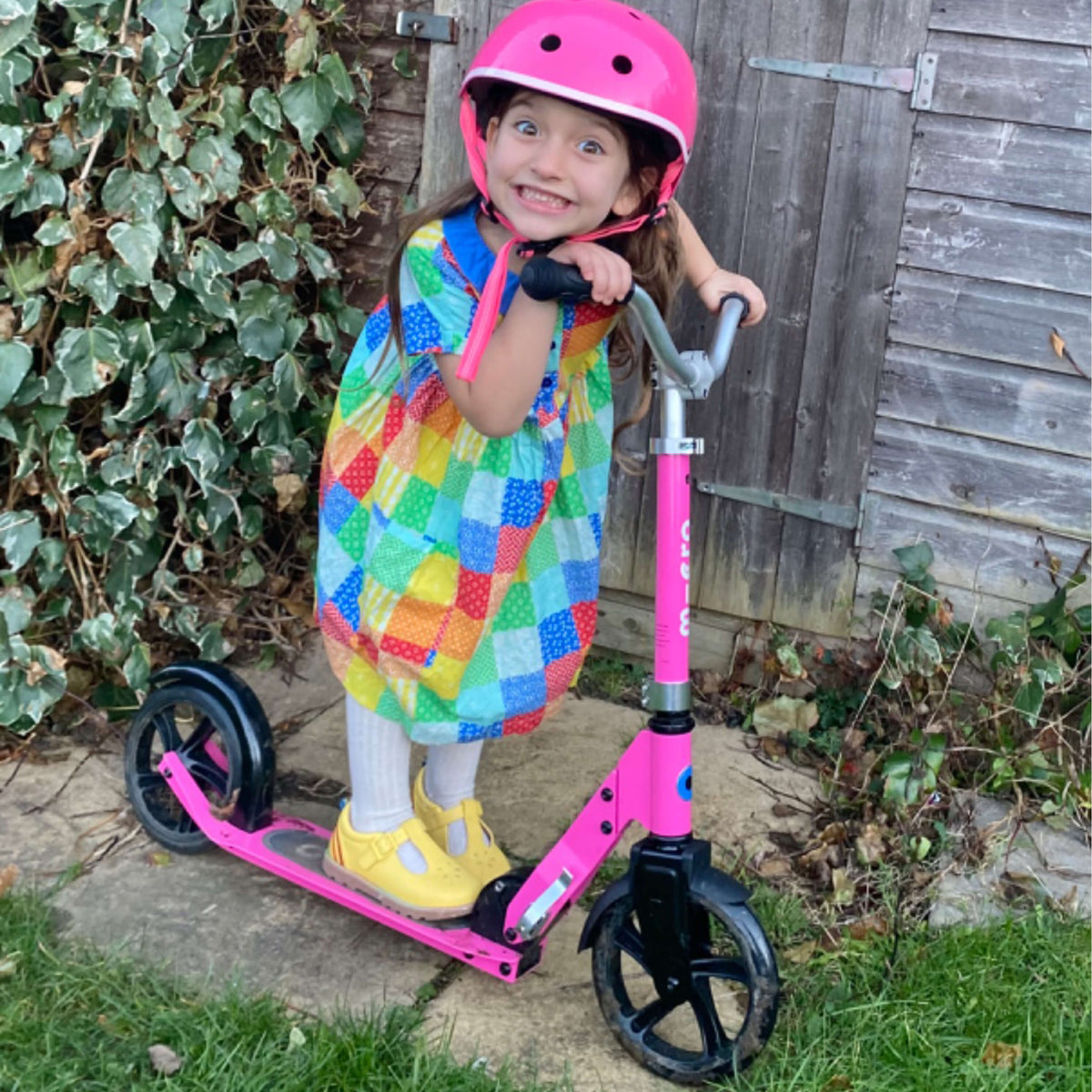 Micro Cruiser LED Signature Print: Pink Rainbow