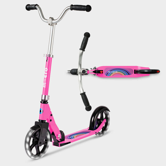Micro Cruiser LED Signature Print: Pink Rainbow