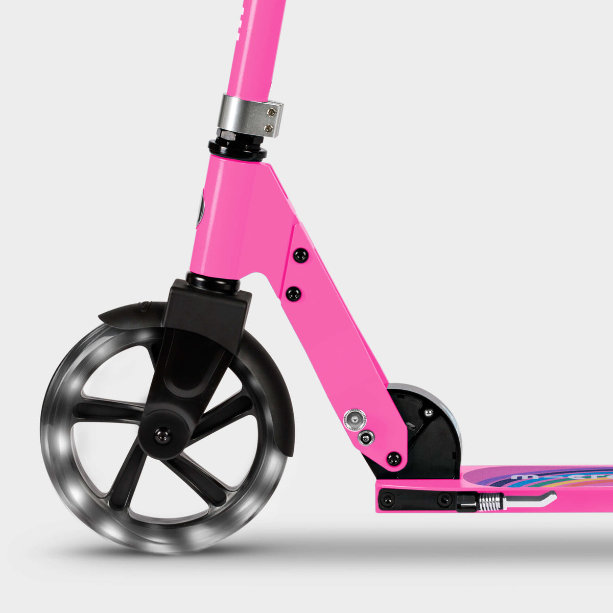 Micro Cruiser LED Signature Print: Pink Rainbow