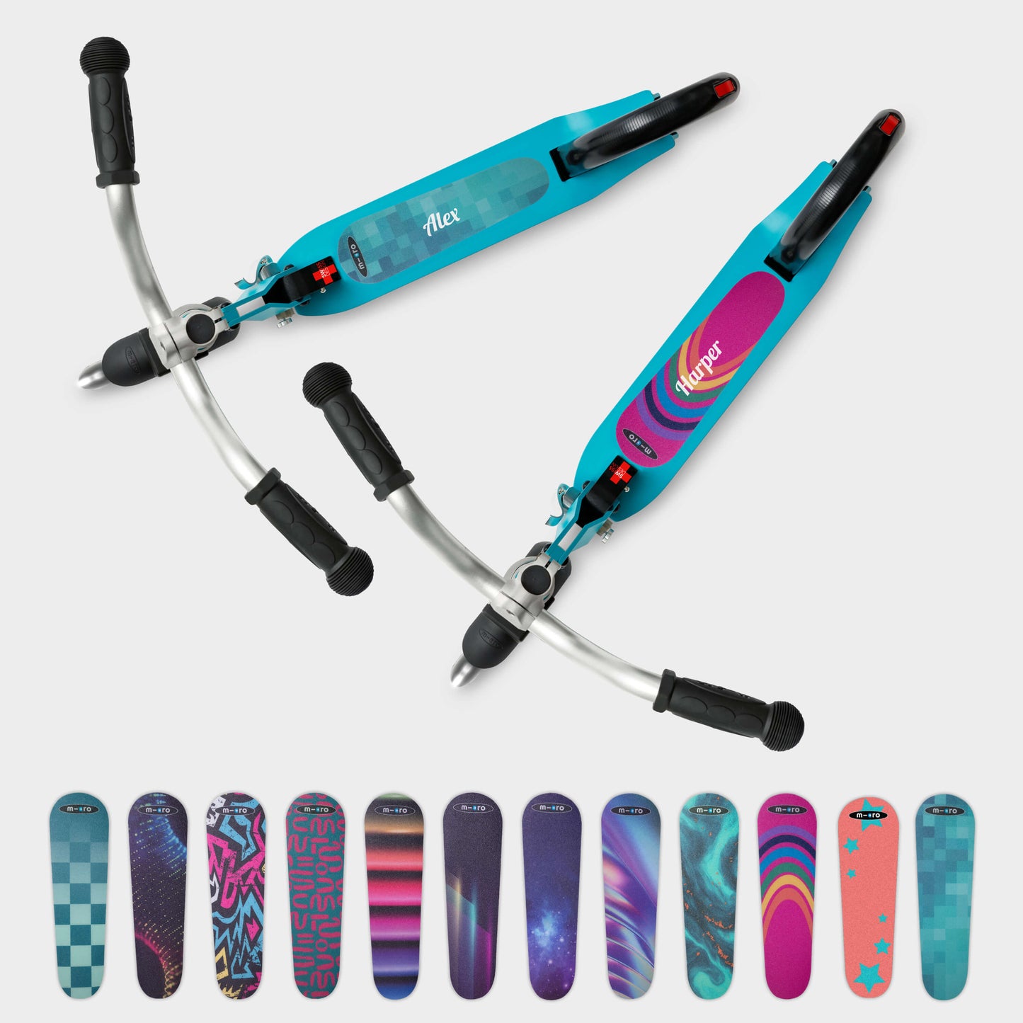 Personalised Micro Cruiser LED: Aqua