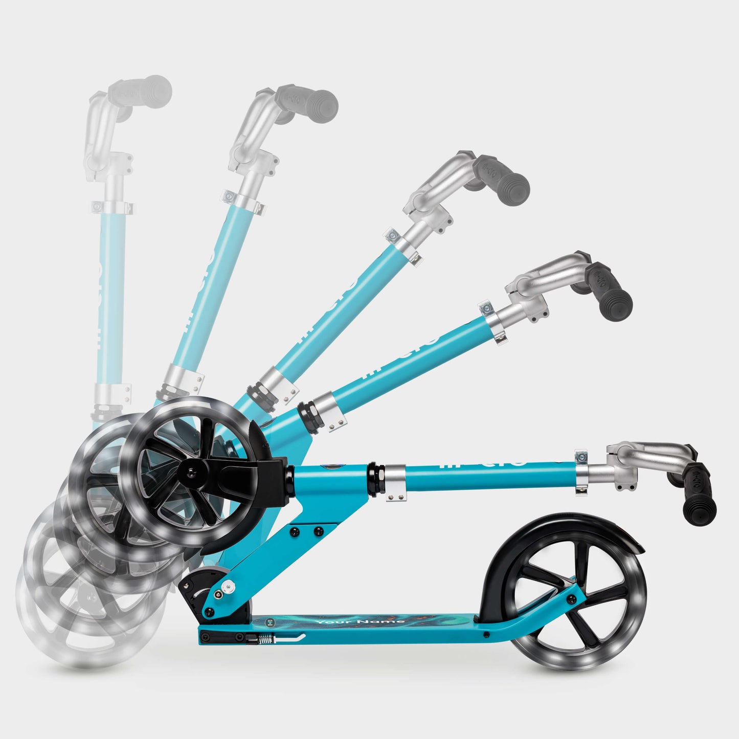 Personalised Micro Cruiser LED: Aqua