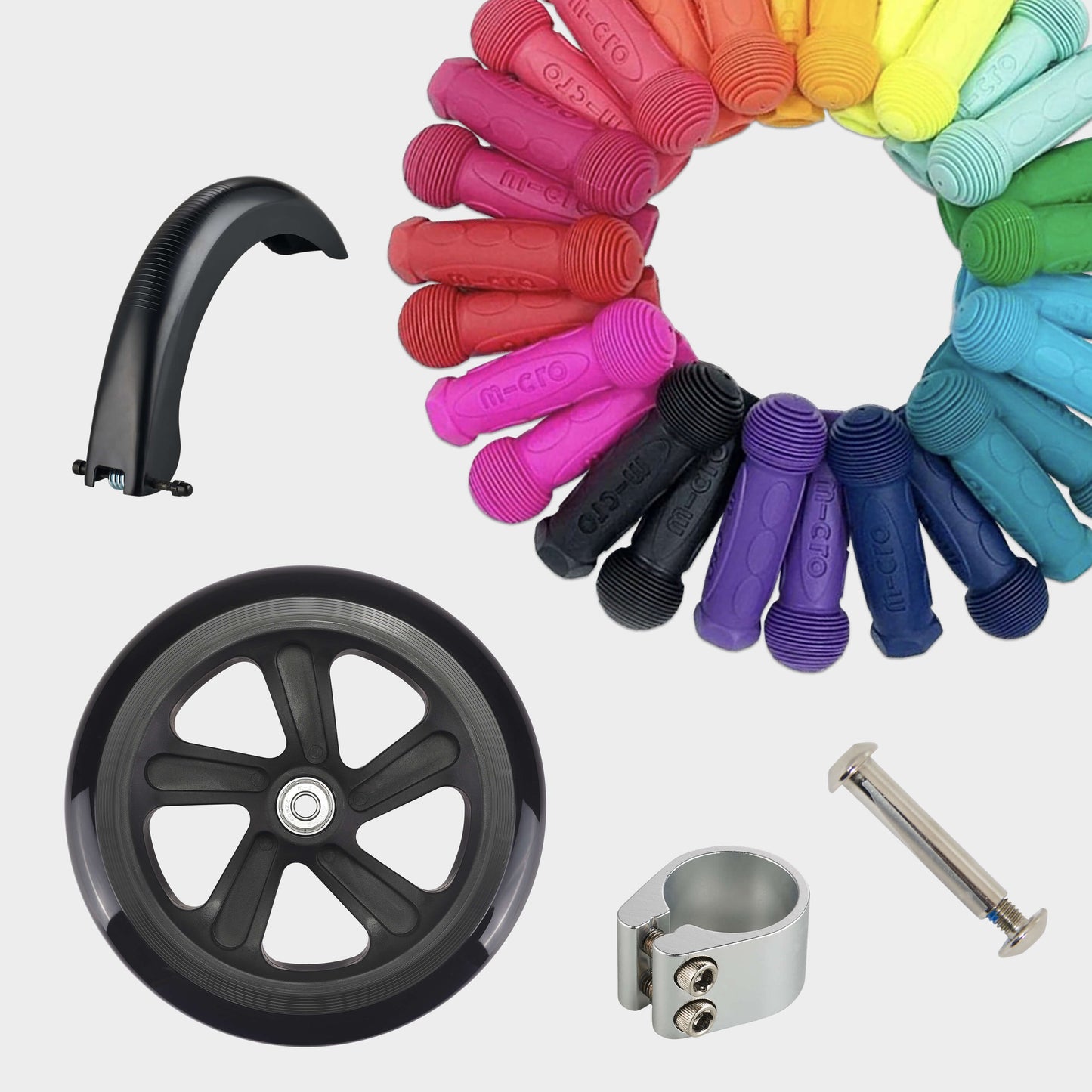 Customisable Light up Large Wheels: Aqua