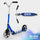 Customisable Light up Large Wheels: Blue