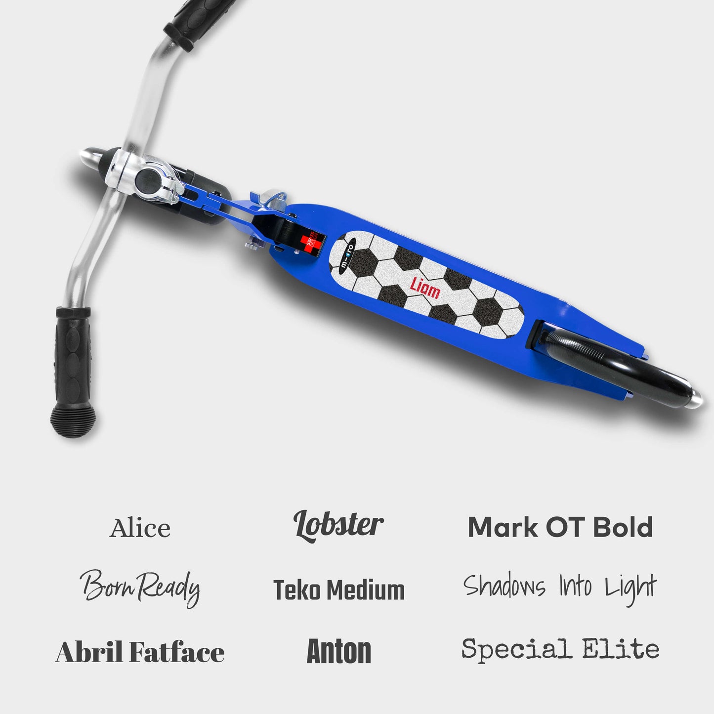 Customisable Light up Large Wheels: Blue