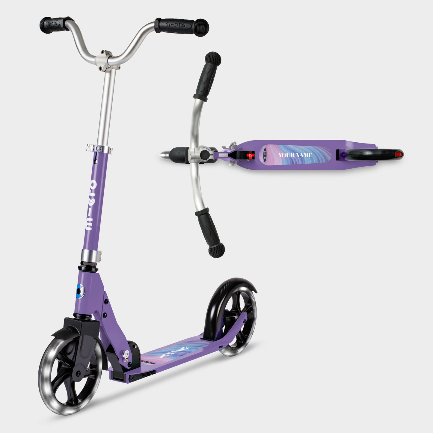 Personalised Micro Cruiser LED: Purple