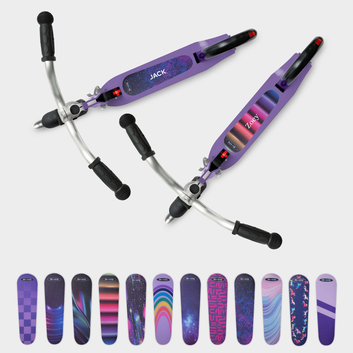 Personalised Micro Cruiser LED: Purple