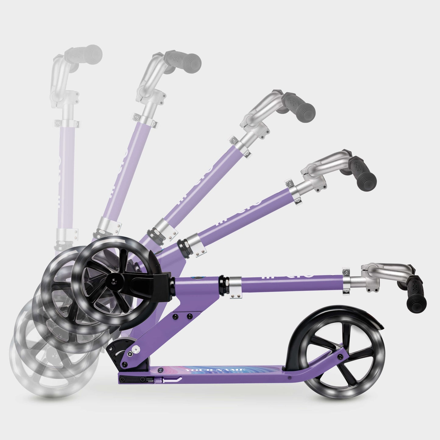 Personalised Micro Cruiser LED: Purple