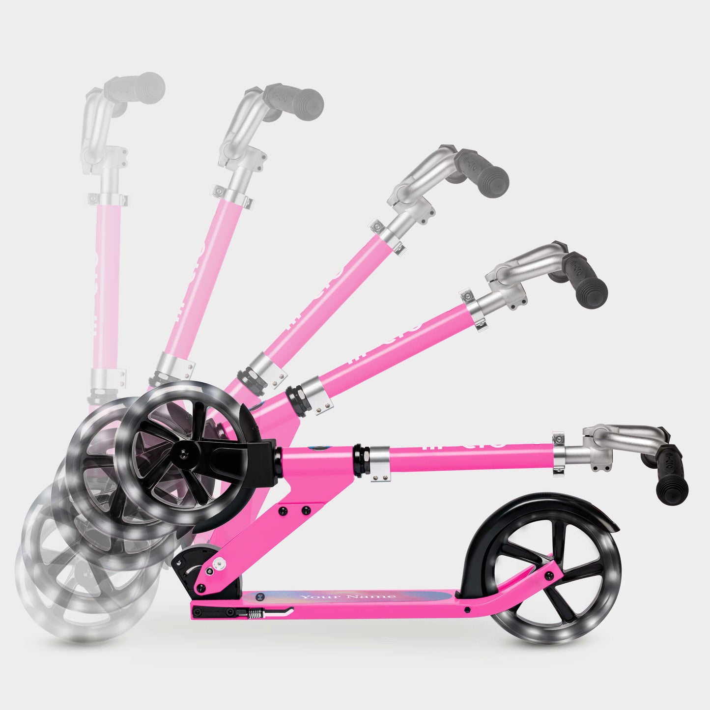 Personalised Micro Cruiser LED: Pink