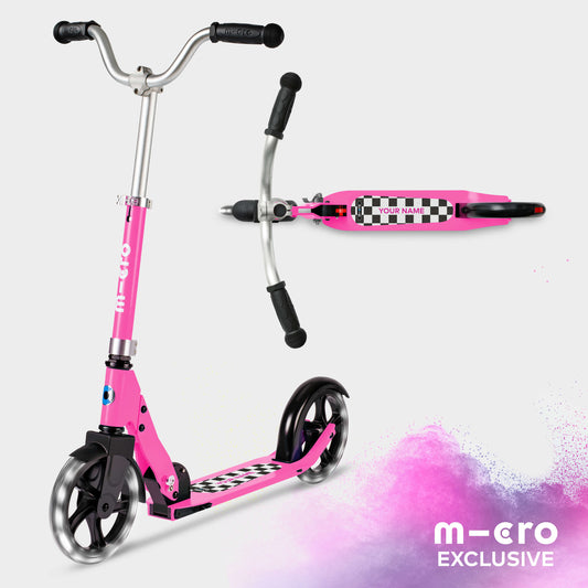 Customisable Light up Large Wheels: Pink