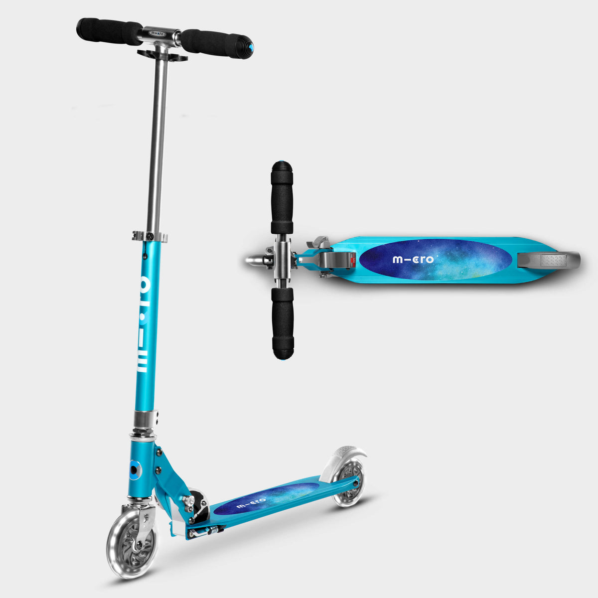 Micro Sprite LED Signature Print: Galaxy Ocean Blue