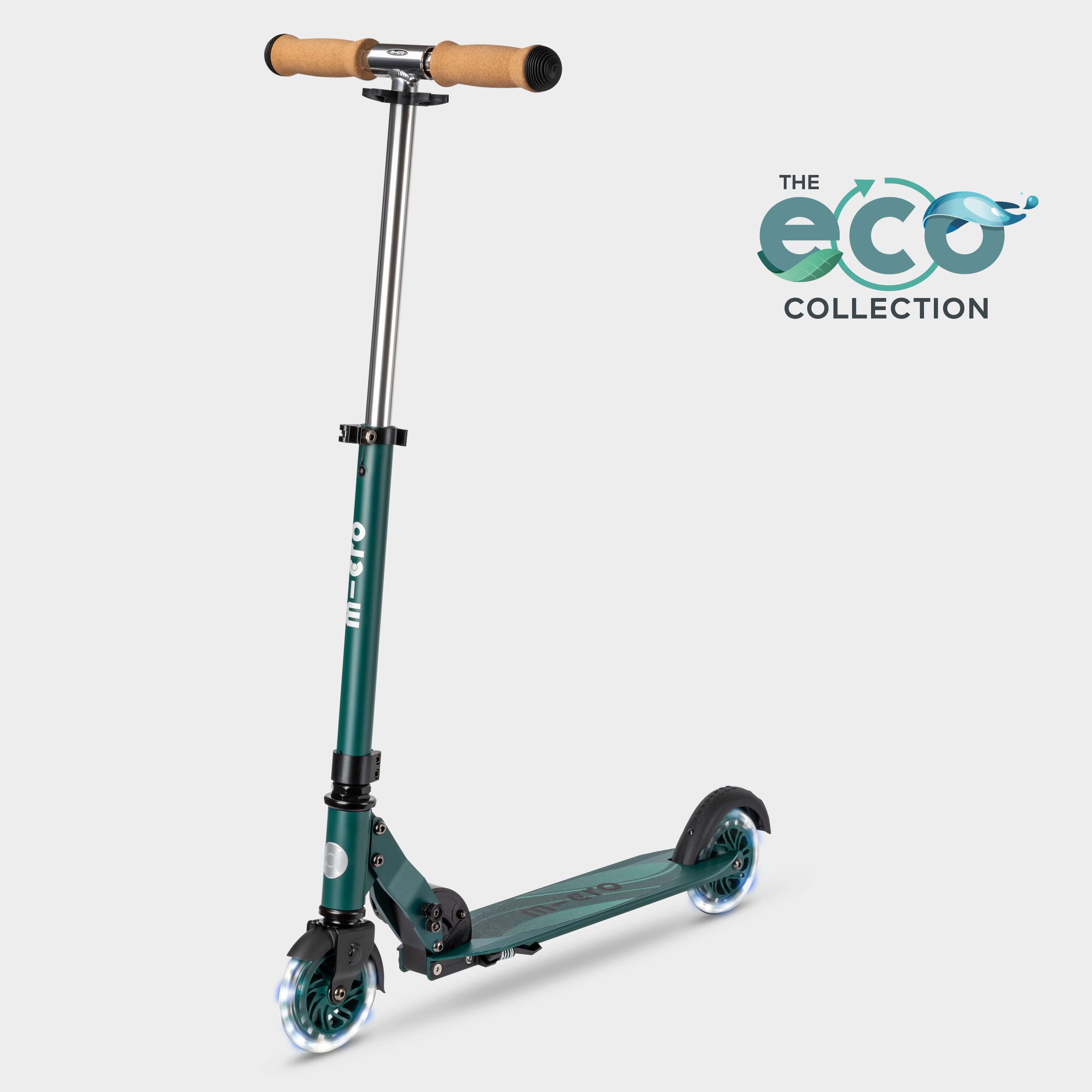 Micro Sprite LED with Recycled Green | Micro Scooters