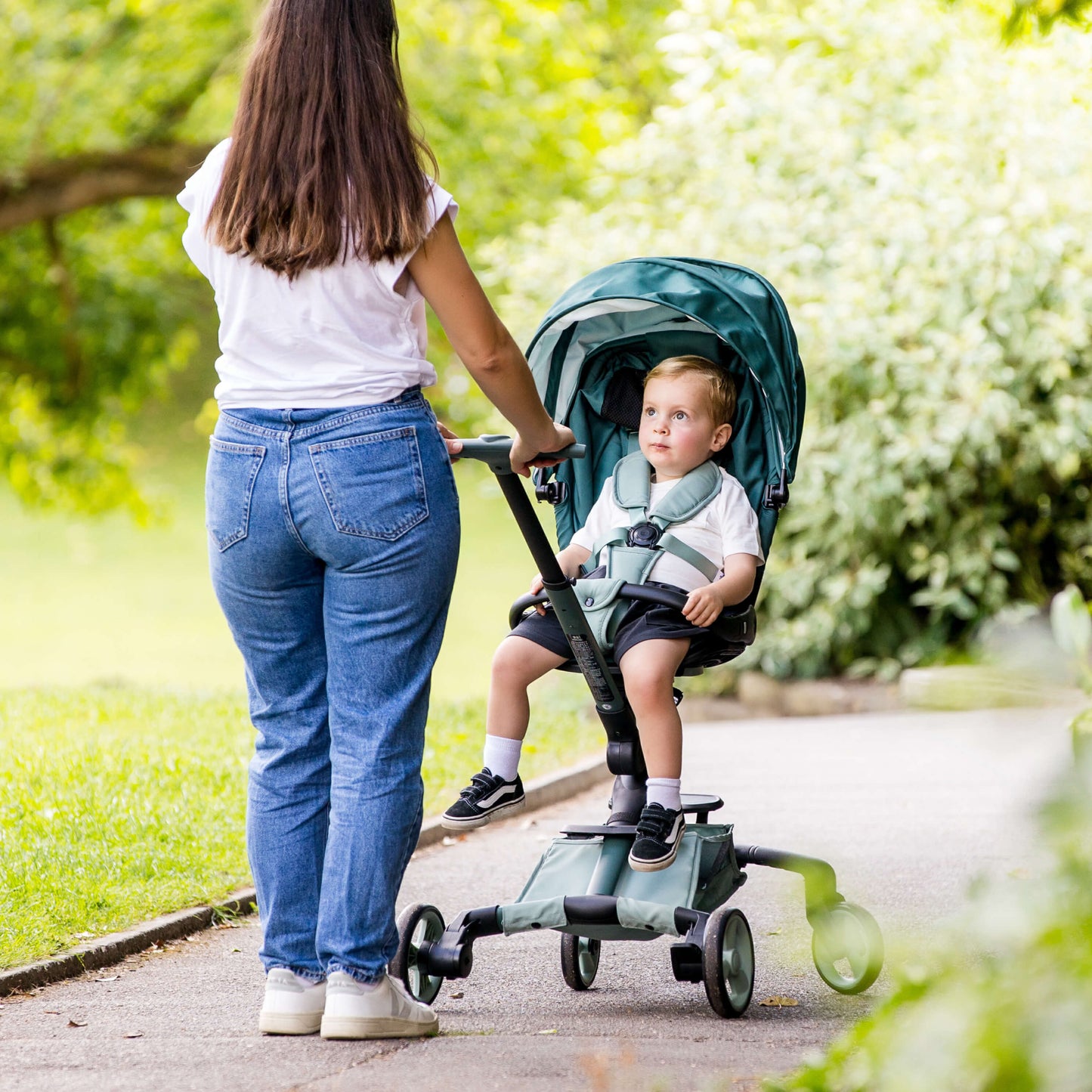 The Micro Lightweight Stroller 360: Green Matcha