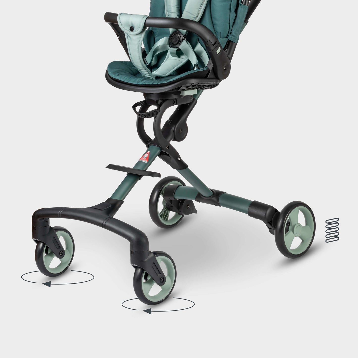 The Micro Lightweight Stroller 360: Green Matcha