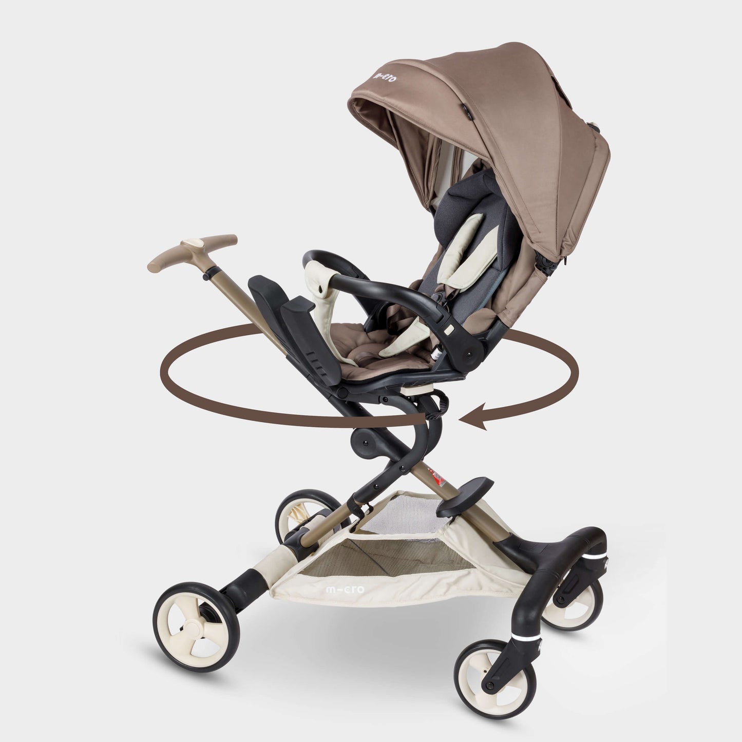 The Micro Lightweight LED Stroller 360: Latte