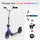 Essentials Set: Cruiser LED Scooter, Bell and Lock