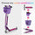 Ultimate Adventure Bundle: Sprite LED Scooter, Basket, Bell & Strap