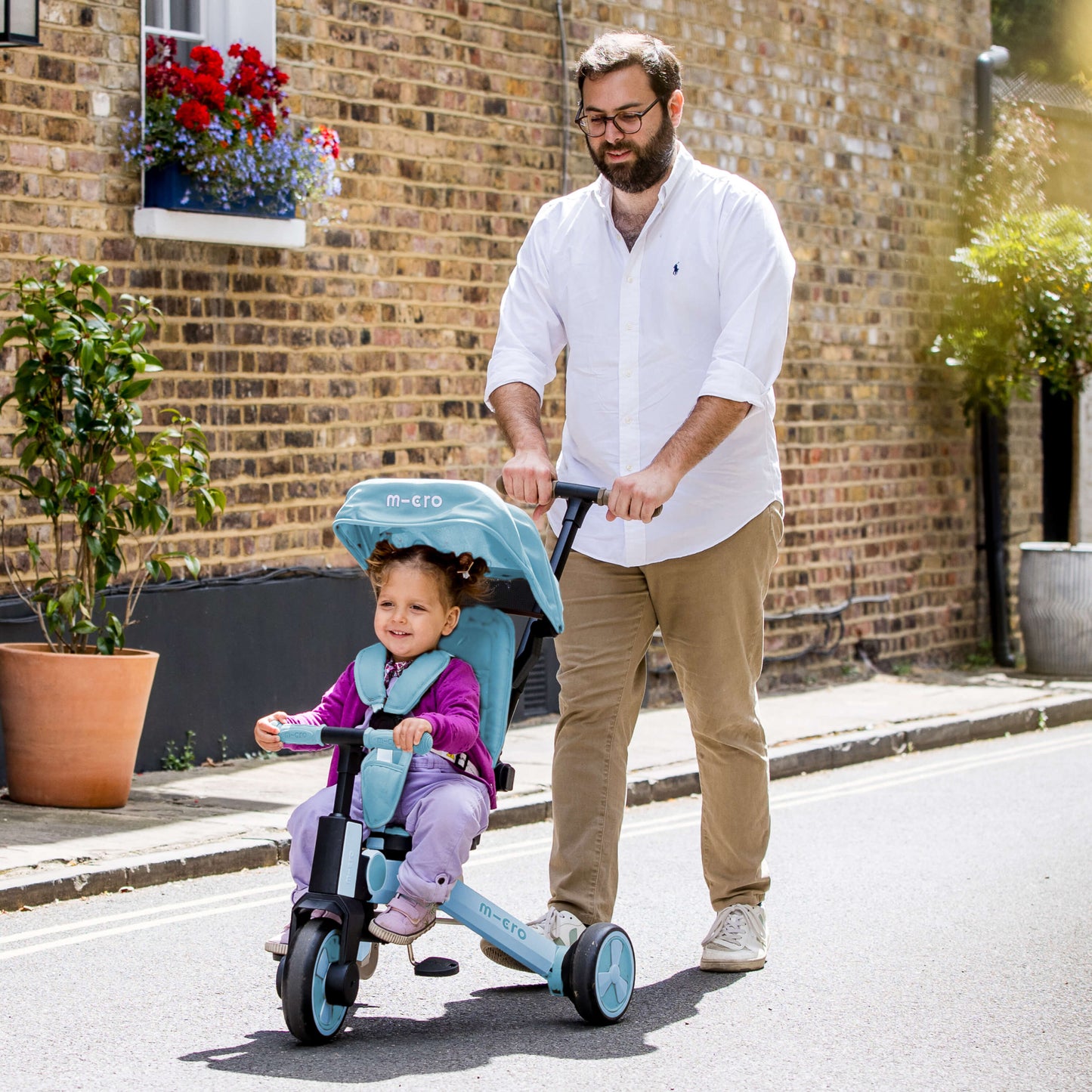 Micro Flexi Trike: Blue