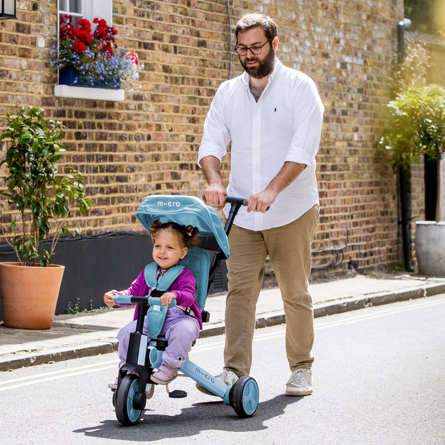 Micro Flexi Trike: Blue