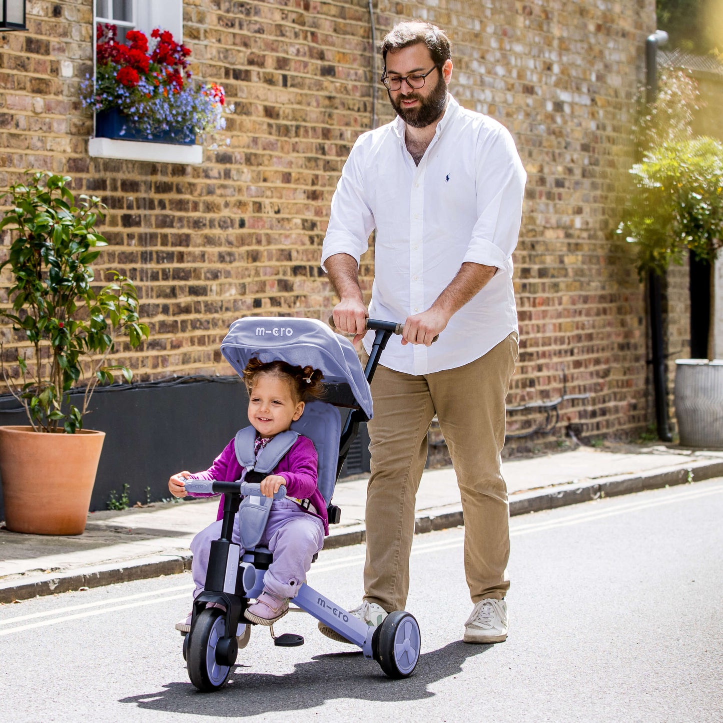 Micro Flexi Trike: Purple