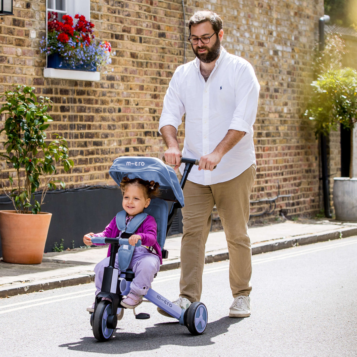 Micro Flexi Trike: Purple