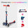 Mini Micro Foldable LED, Bell and Light Scooter Set