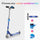 Micro Sprite LED, Bell and Light Scooter Set