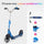 Micro Cruiser LED, Bell and Light Scooter Set