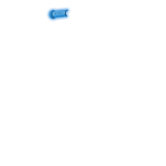 Maxi /  Mini Micro Glow Handle Grip (Single): Blue