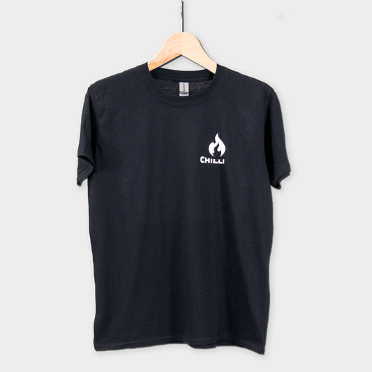 Chilli Oversized T Shirt XL 12-14 Years: Black
