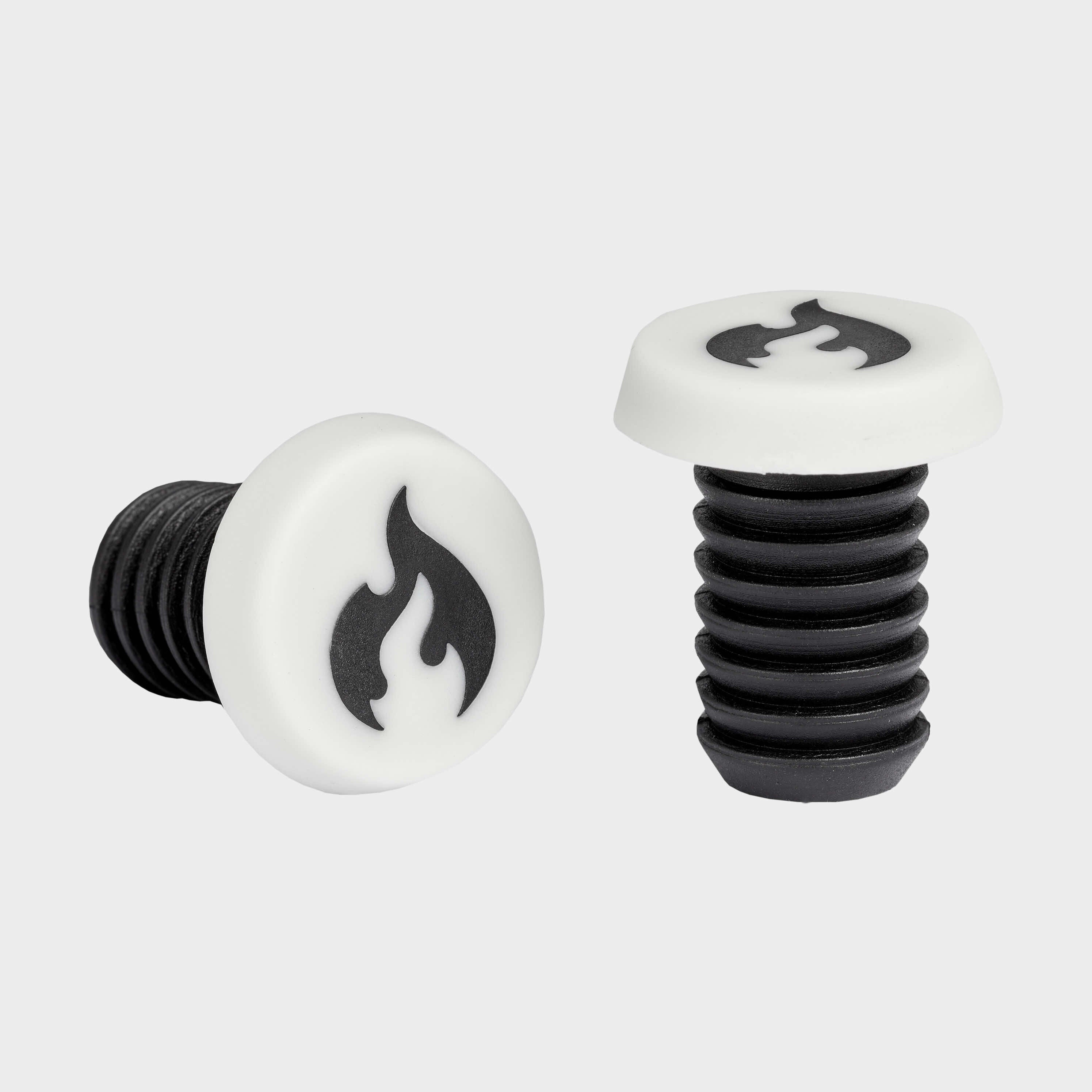 Chilli Stunt Bar Ends Black & White Size 16