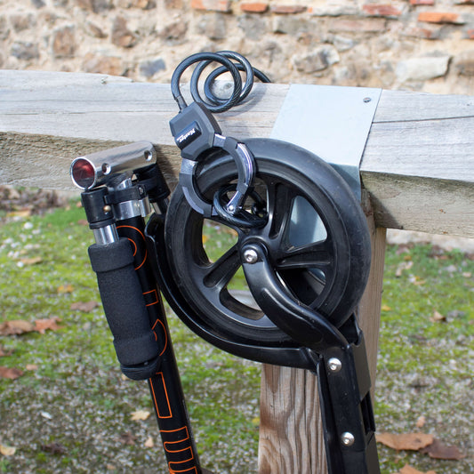 Cuff and Cable Lock: Black