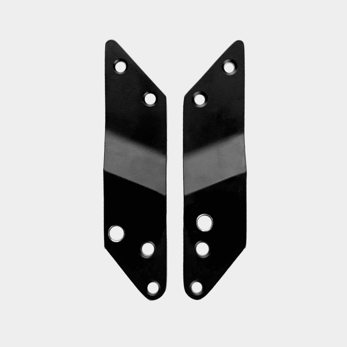 Micro Flex Pair of Holder Plates: Black