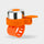Scooter & Bike Bell Plain Bell: Orange
