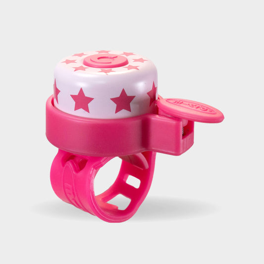 Scooter & Bike Bell Pattern Bell: Pink Star