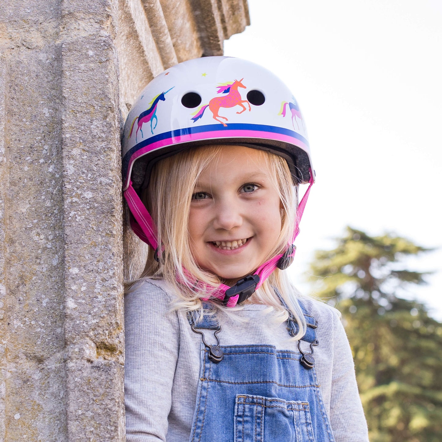 Printed Helmet for Bikes and Scooters: Unicorn